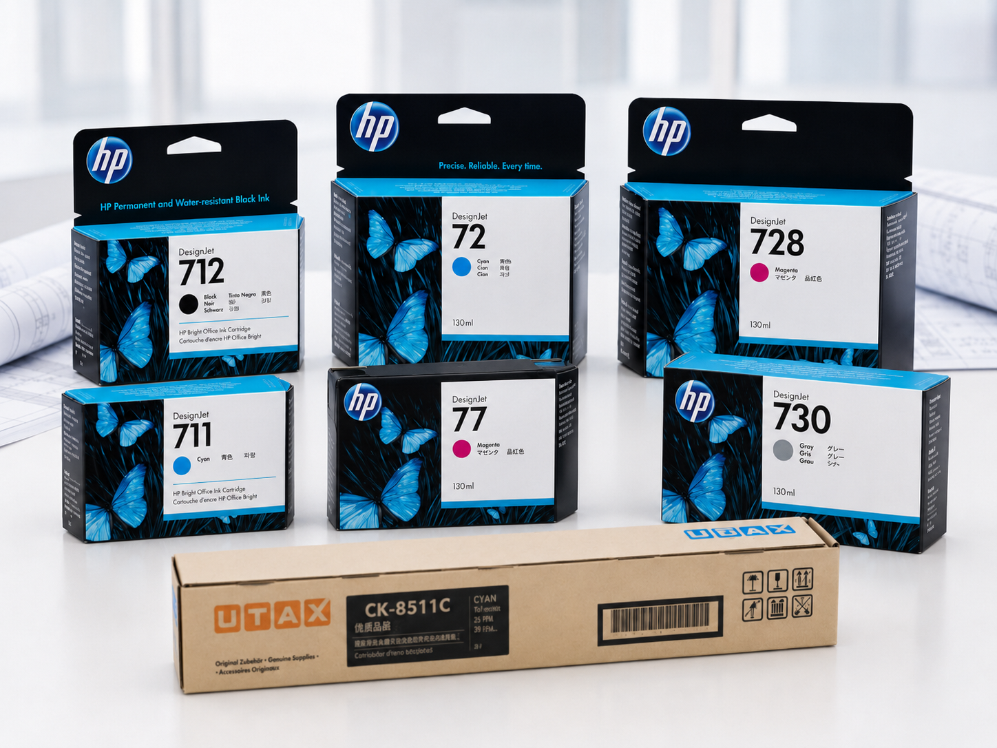Cartucce e consumabili originali HP per stampanti e plotter